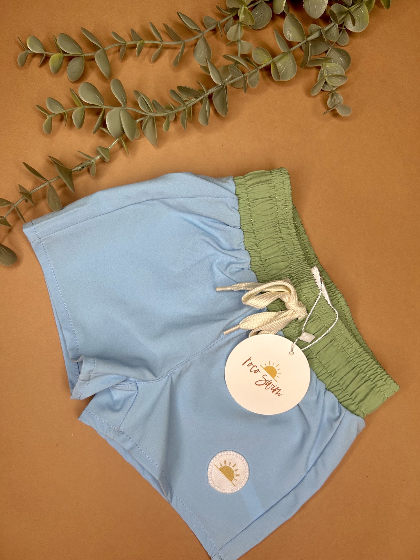 Nicolás Blue Swim Shorts