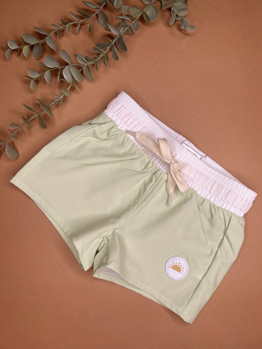 Nicolás Green Swim Shorts