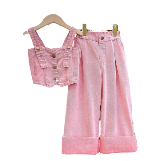 Pinky Denim Set